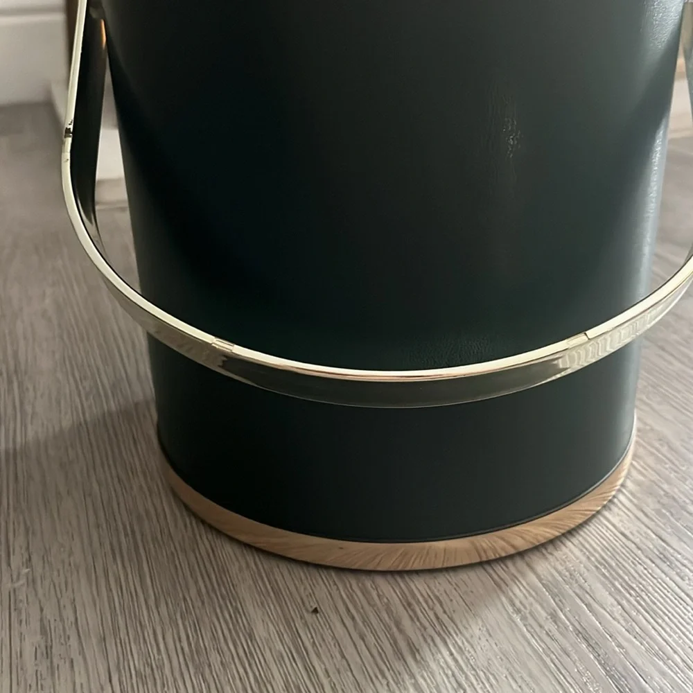 GREEN PLAID GOLF ICE BUCKET